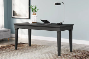 #8020 63" Vintage Black Finish Writing Desk $379.95