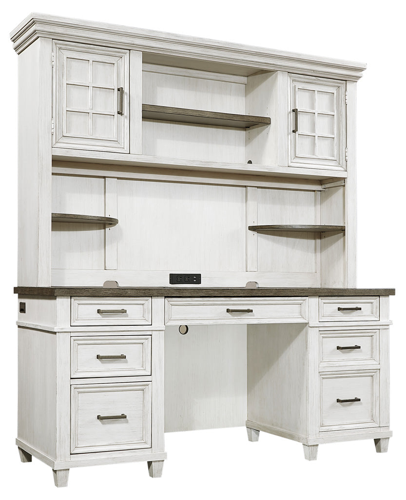 6114 Aged Ivory Hutch $899.95 (Credenza Sold Separately)