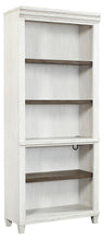 Load image into Gallery viewer, #6115 Aged Ivory Open Bookcase $799.95