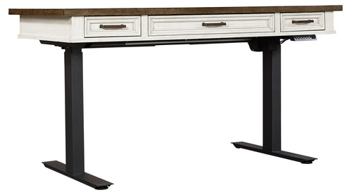 #7882 Aged Ivory Power Lift Top Desk $1,299.95