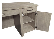 Load image into Gallery viewer, 7506 66&quot; Gray Linen Credenza (Hutch sold separately) $1,299.95