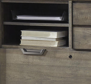 Contemporary Iron Lateral File Cabinet