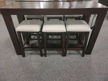 Load image into Gallery viewer, Cherry 4PC Bar Table w/Stools