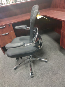 4257 Black Rubber Back Desk Chair $239.00 - CLOSEOUT!!