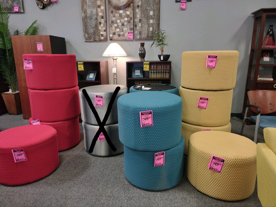 Assorted USED Ottomans $49.98 each