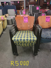 Load image into Gallery viewer, R8002 Rolling Stackable USED Guest Chair $39.98