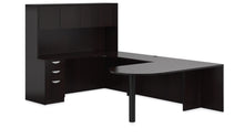 Load image into Gallery viewer, 5 PC Pre-Configured 71&quot; Laminate Bullet U Shape Desk w/Hutch $1,659.85