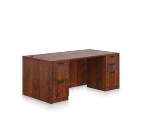 3 PC Pre-Configured 66" Laminate Desk w/3 File $899.95