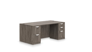 3 PC Pre-Configured 66" Laminate Desk w/3 File $899.95