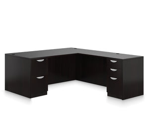 4 PC Pre-Configured 66" Laminate L-Shape Desk $1,079.95