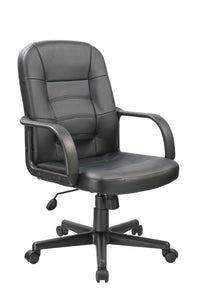 4032 Black Polyurethane Desk Chair $125.00 - Closeout!