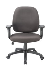 Load image into Gallery viewer, 3390 Black Fabric Desk Chair