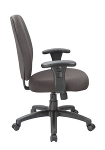 3390 Black Fabric Desk Chair