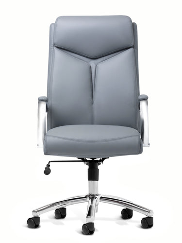 5288 Gray Vinyl and Chrome Desk Chair $279.95