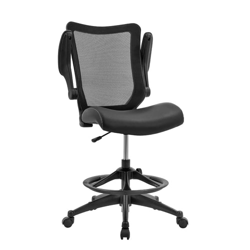6640 Mesh Back with Flip Up Arm Drafting Chair