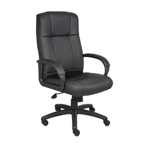 3765 Black Vinyl High Back Executive Desk Chair