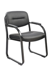 Load image into Gallery viewer, Black Vinyl Guest Chair(Without Arm Padding)