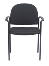 Load image into Gallery viewer, 3863 Black Fabric Guest Chair With Arms $89.95