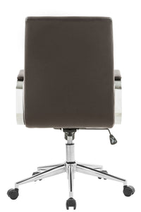 6861 Brown Vinyl Desk Chair