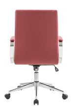 Load image into Gallery viewer, 6863 Red Vinyl Desk Chair $139.95 (Close Out)