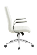 Load image into Gallery viewer, 6864 White Vinyl Desk Chair