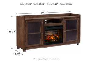 70" Starmore TV Console Fireplace