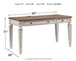 #5843 60" Country Two Tone Writing Desk $449.95