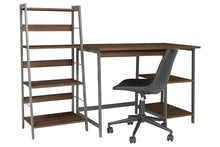Load image into Gallery viewer, #6757 43&quot; Light Brown 2 PC Desk w/ Shelf $168.00