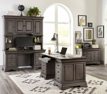 Load image into Gallery viewer, 7516 Ash Gray Hutch $1,399.95 (Credenza Not Included)