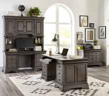Load image into Gallery viewer, #7516 Ash Gray Hutch $1,399.95 (Credenza Not Included)