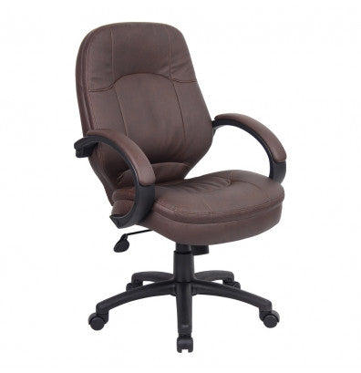 3530 Bomber Brown Desk Chair $189.95