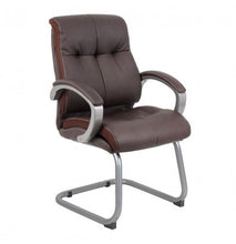 Load image into Gallery viewer, 3981 Brown Slide Desk Chair $199.95