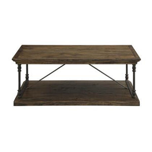 Rustic Wood/Iron Coffee Table