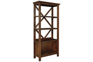 #6348 4 Shelf Rustic White Bookcase $399.95