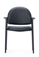Load image into Gallery viewer, Black Vinyl Guest Chair w/Arms