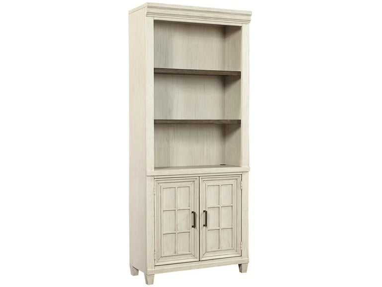 #7880 Aged Ivory Door Bookcase $869.95