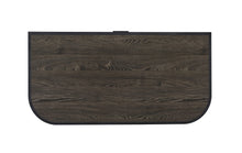 Load image into Gallery viewer, #7275 Dark Oak and Metal Writing Desk $229.95