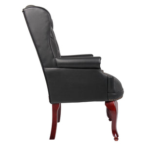 3428 Black Wing Back Chair $379.95