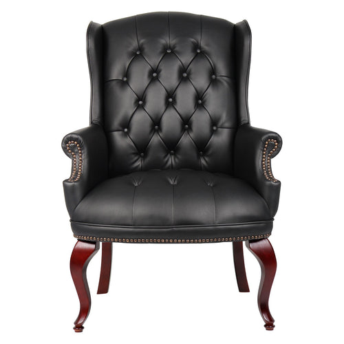 3428 Black Wing Back Guest Chair $379.95