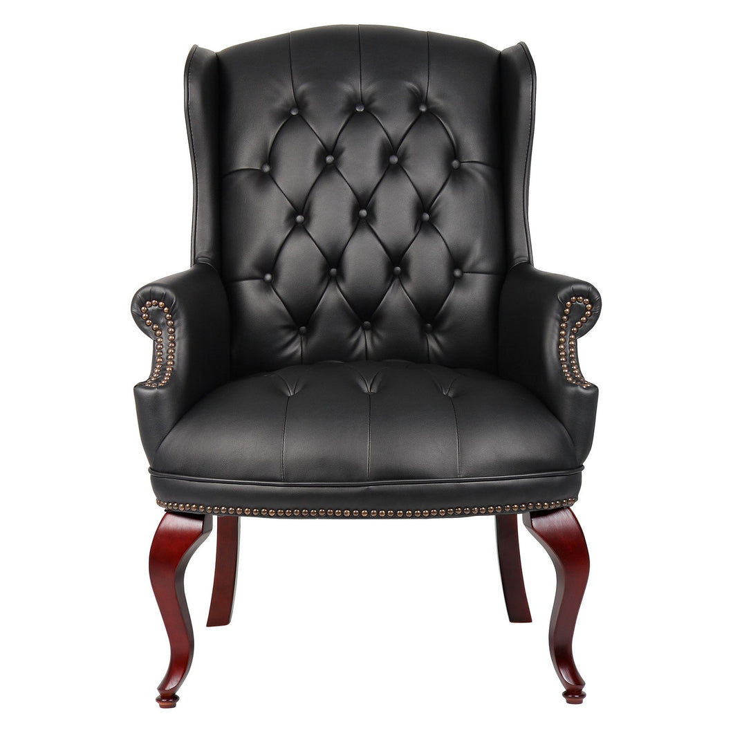 3428 Black Wing Back Chair $379.95