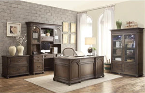 3907 Old World Oak Hutch $1,199.95 (Credenza Not Included)- LAST ONE!