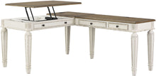 Load image into Gallery viewer, #6567 Country Two Tone L Shape Lift Top Desk with Return $749.95