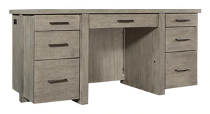 #7505 Gray Linen Executive Desk $1,899.95