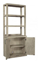 Load image into Gallery viewer, #7508 Gray Linen Door Bookcase $879.95