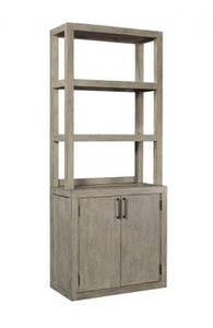 #7508 Gray Linen Door Bookcase $879.95