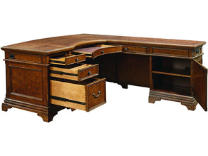 #7883 Brown Cherry Desk w/Return $2,249.95