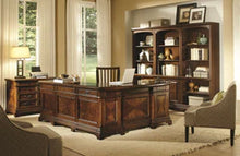 Load image into Gallery viewer, #7883 Brown Cherry Desk w/Return $2,249.95