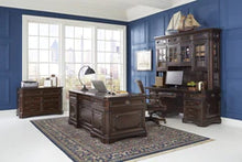 Load image into Gallery viewer, #7303 Dark Cherry Door Bookcase $1,299.95