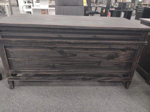 7888 Weathered Gray Half Pedestal Desk $1,199.95