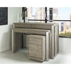 7574 56" Modern Rustic 36" Tall Desk $549.95